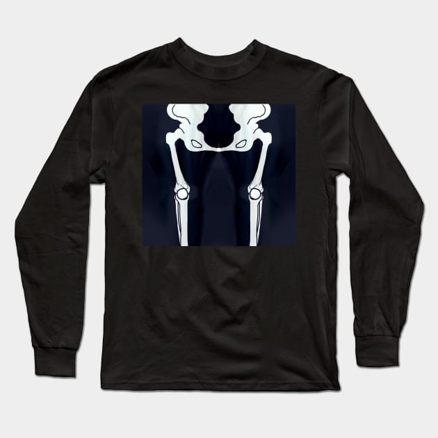 Skelebod leggings Long Sleeve T-Shirt by KO-of-the-self